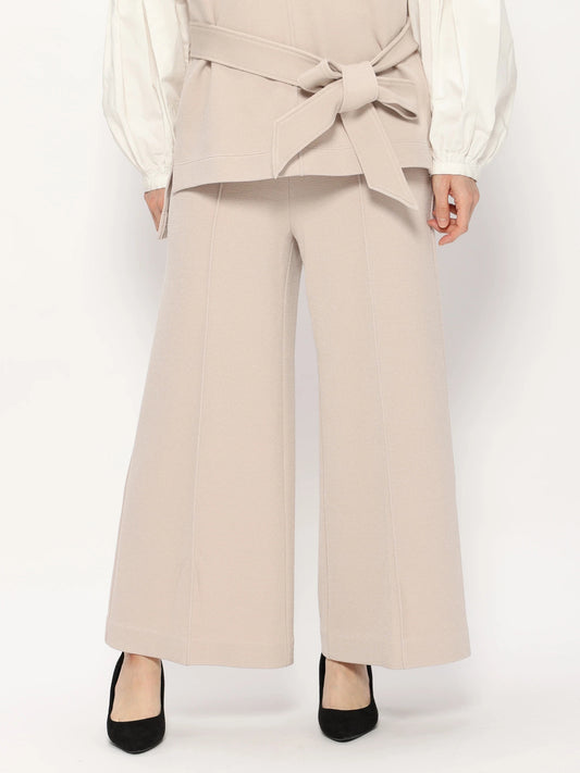 ワイドニットパンツ