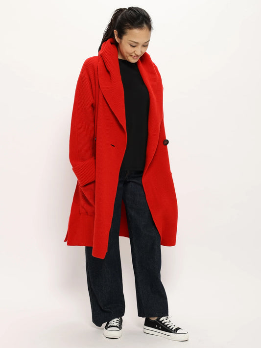 畦ニットコート