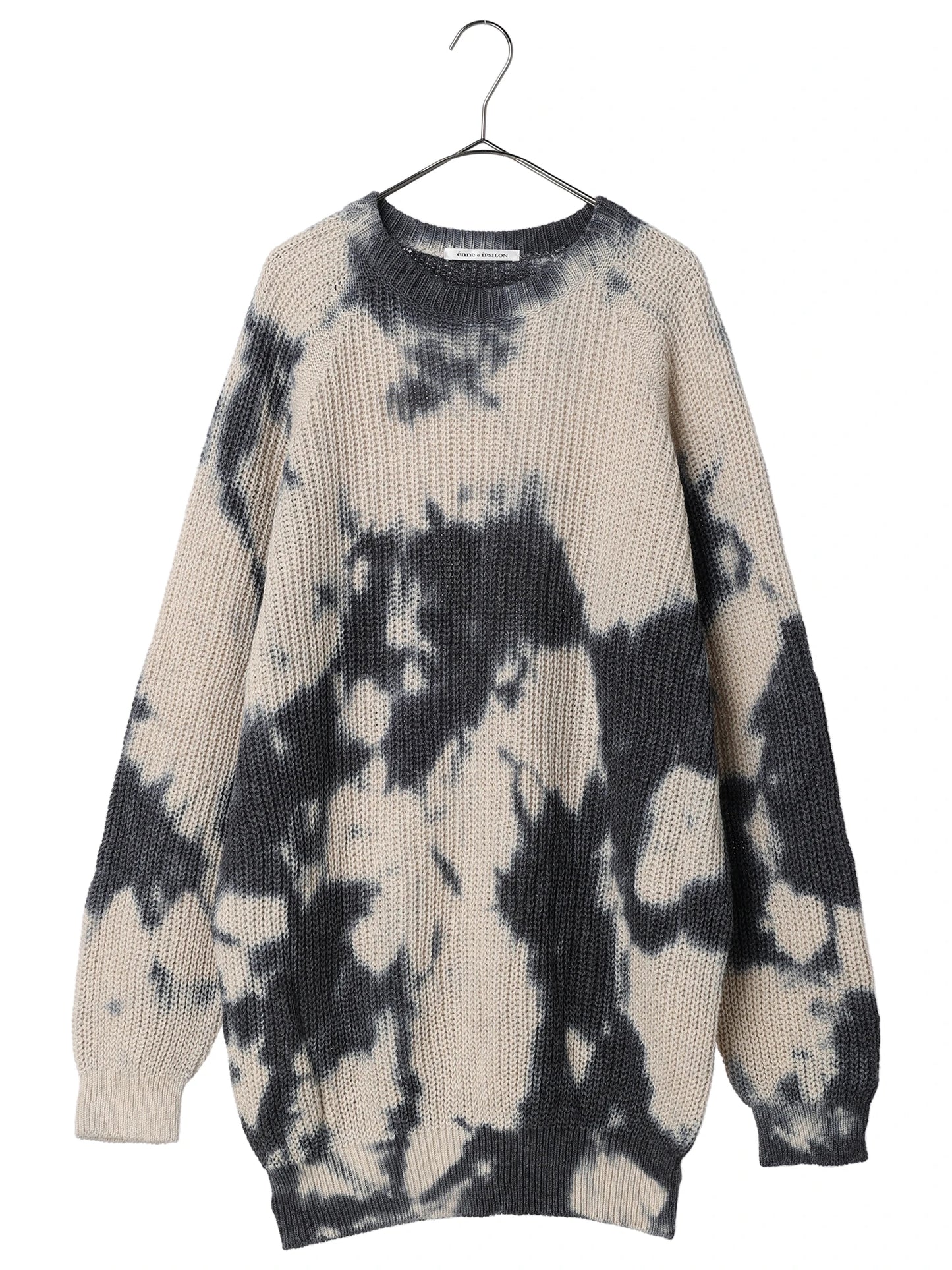 【MENS】畦編み斑染めプルオーバー