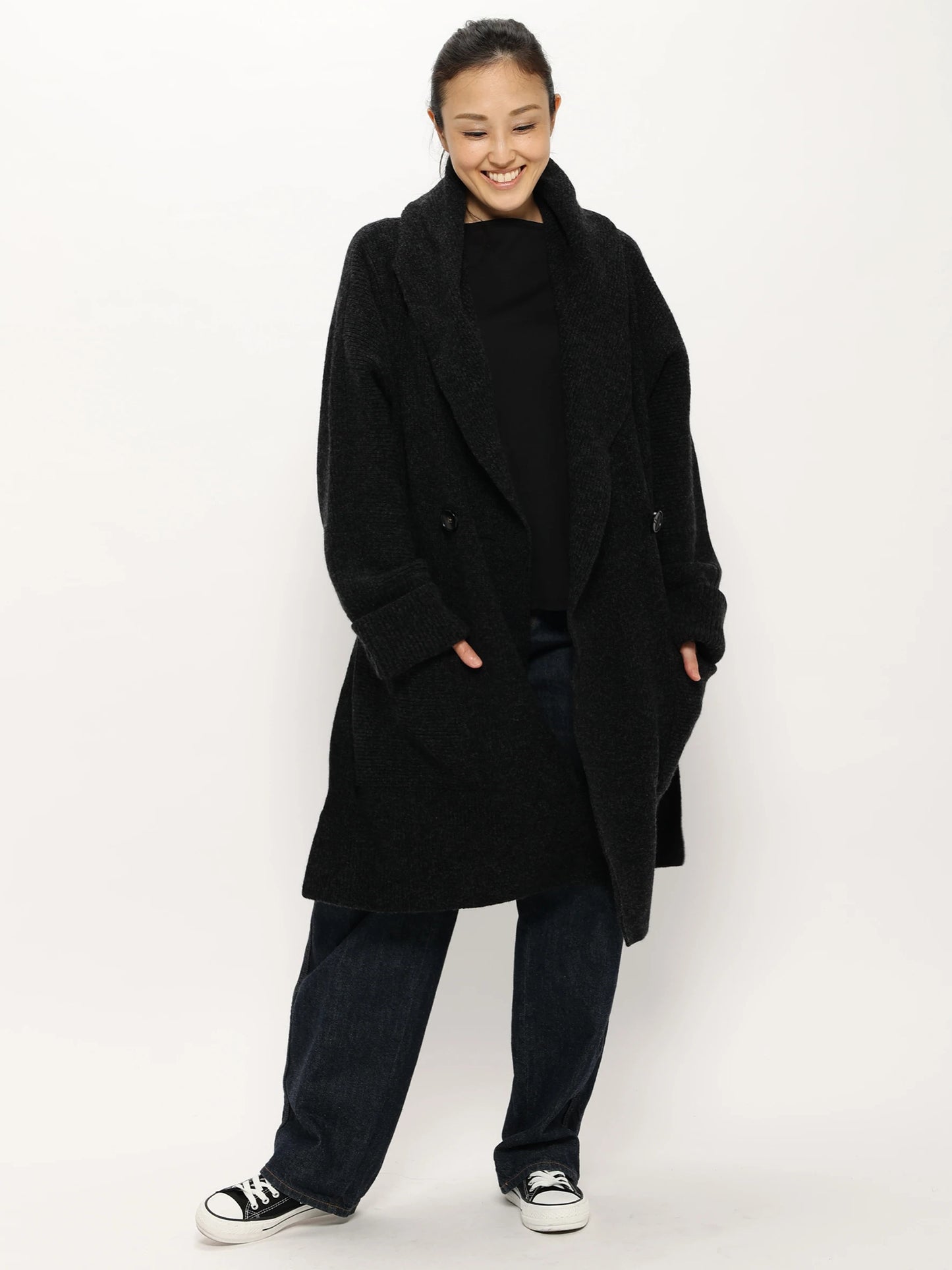 畦ニットコート