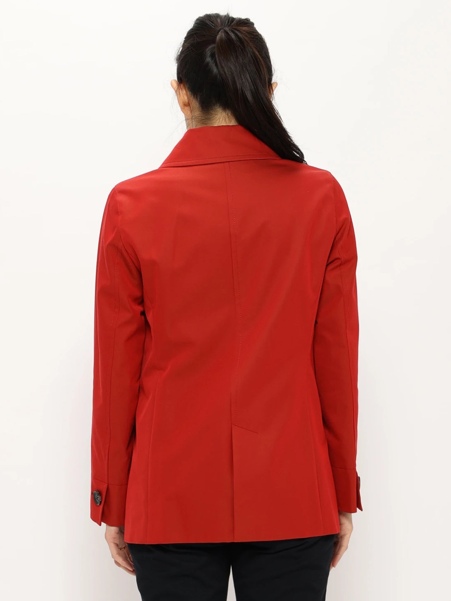 コットンギャバジンピーコート