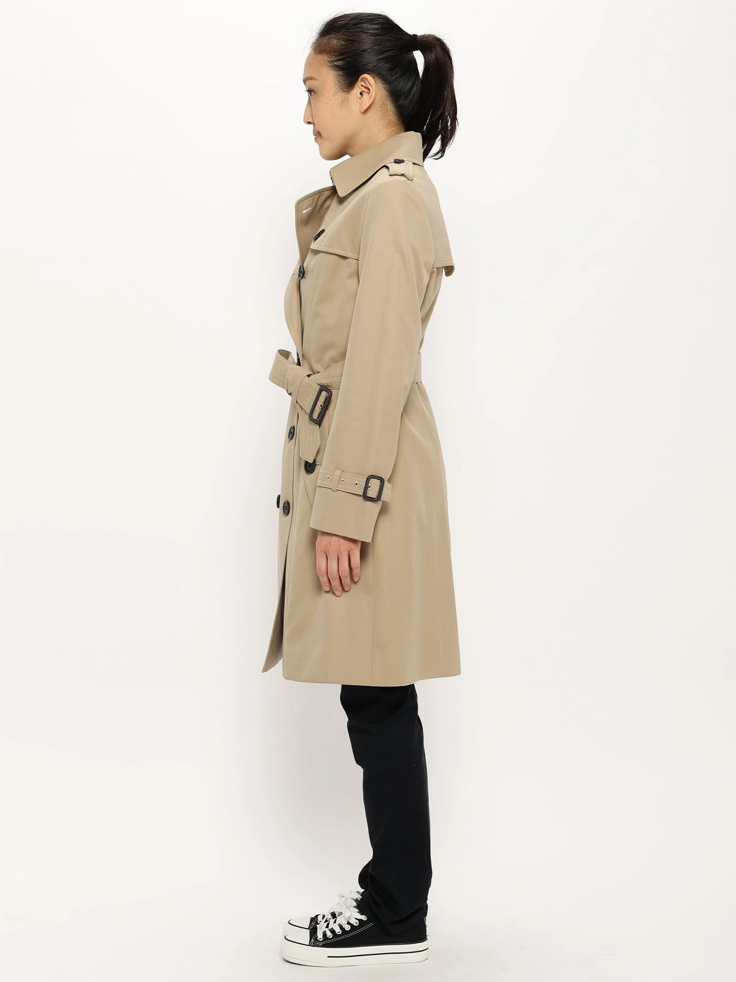 コットンギャバジントレンチコート