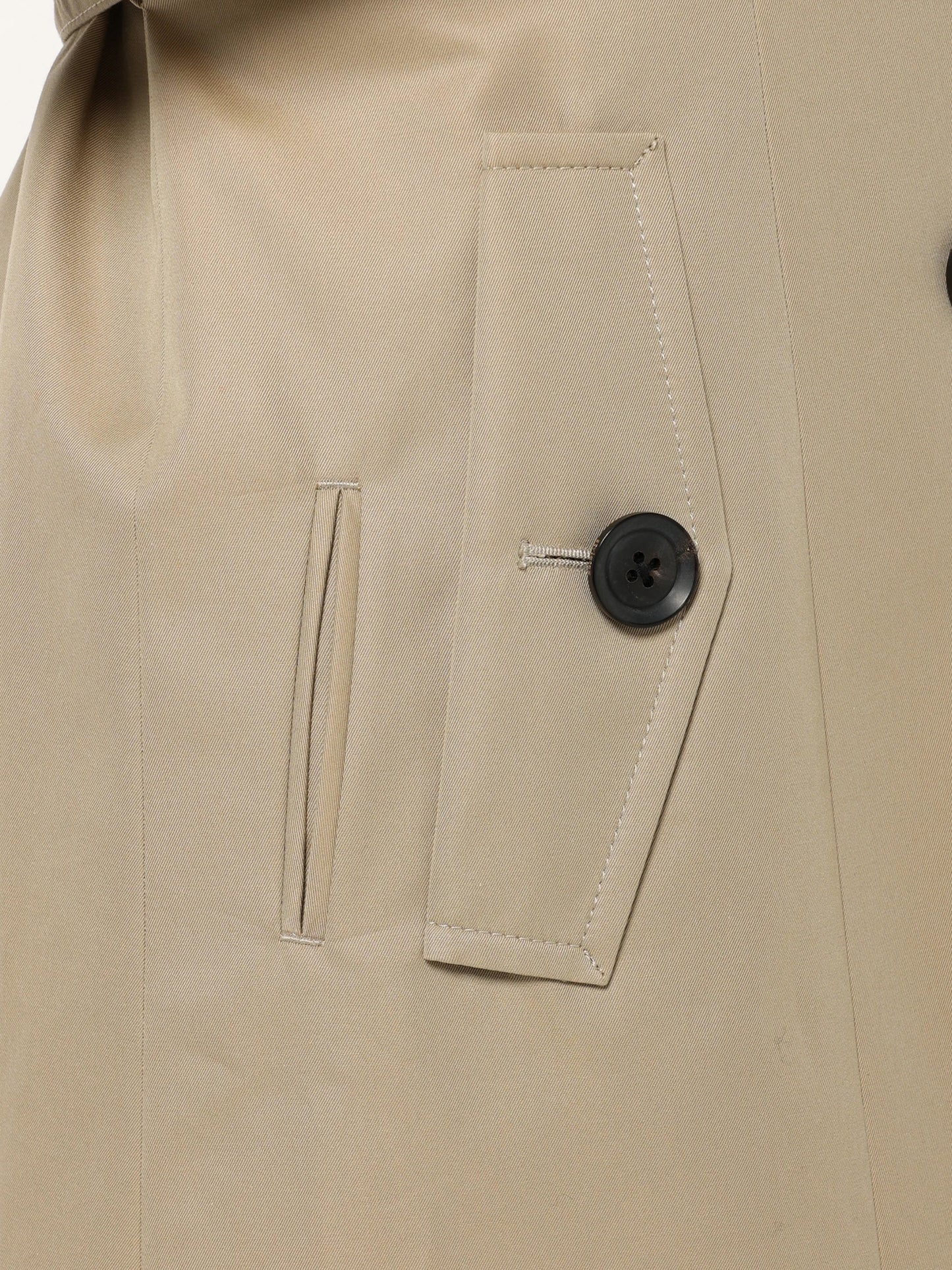 コットンギャバジントレンチコート