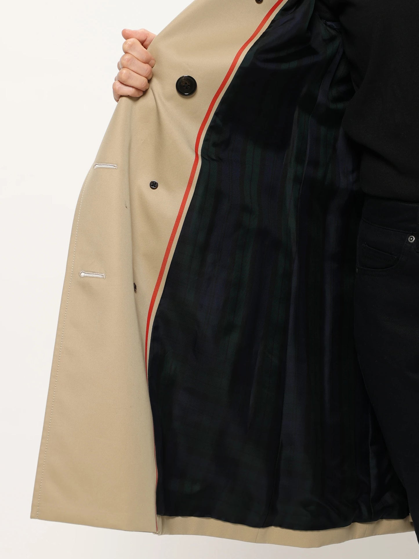 コットンギャバジントレンチコート