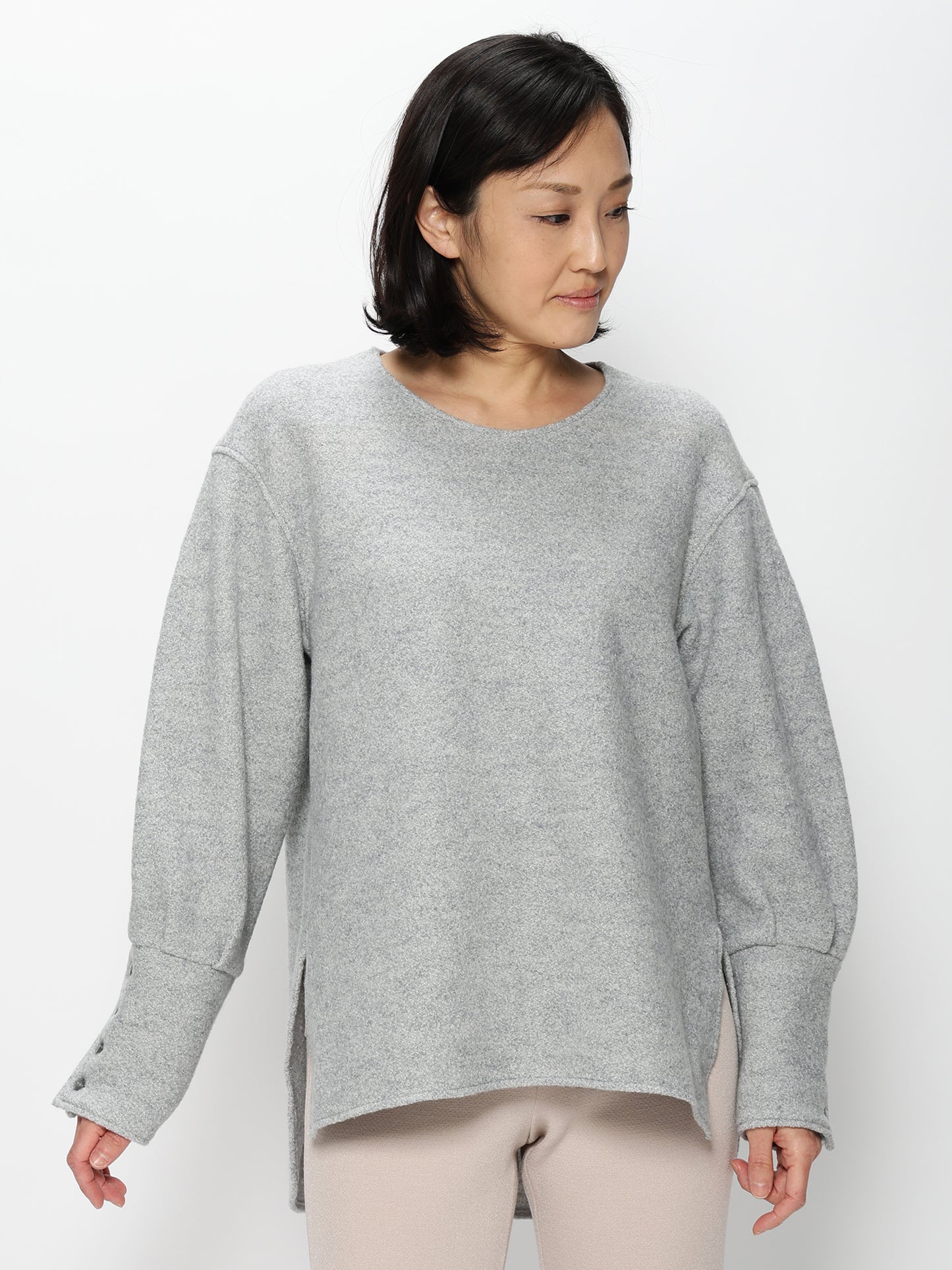 縮絨クループルオーバー