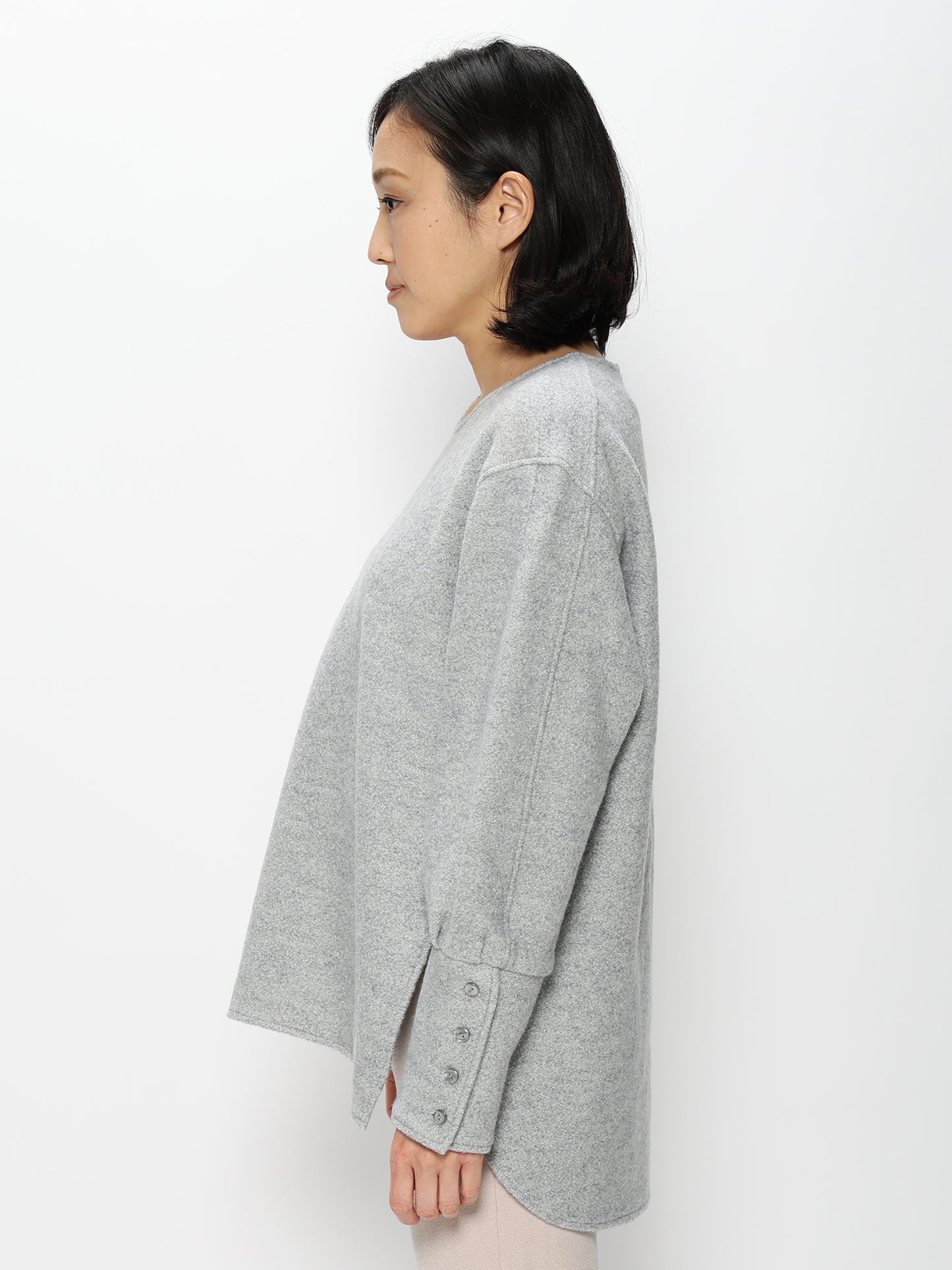 縮絨クループルオーバー