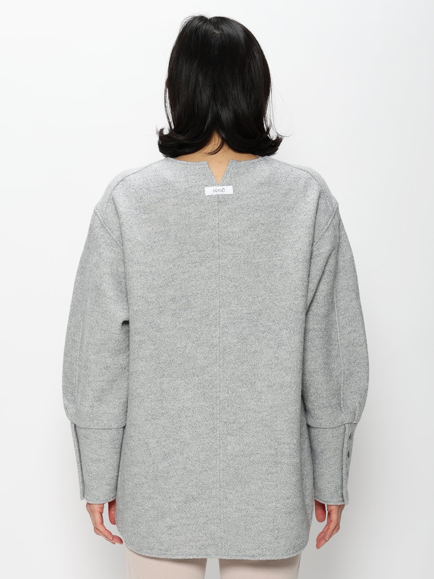 縮絨クループルオーバー