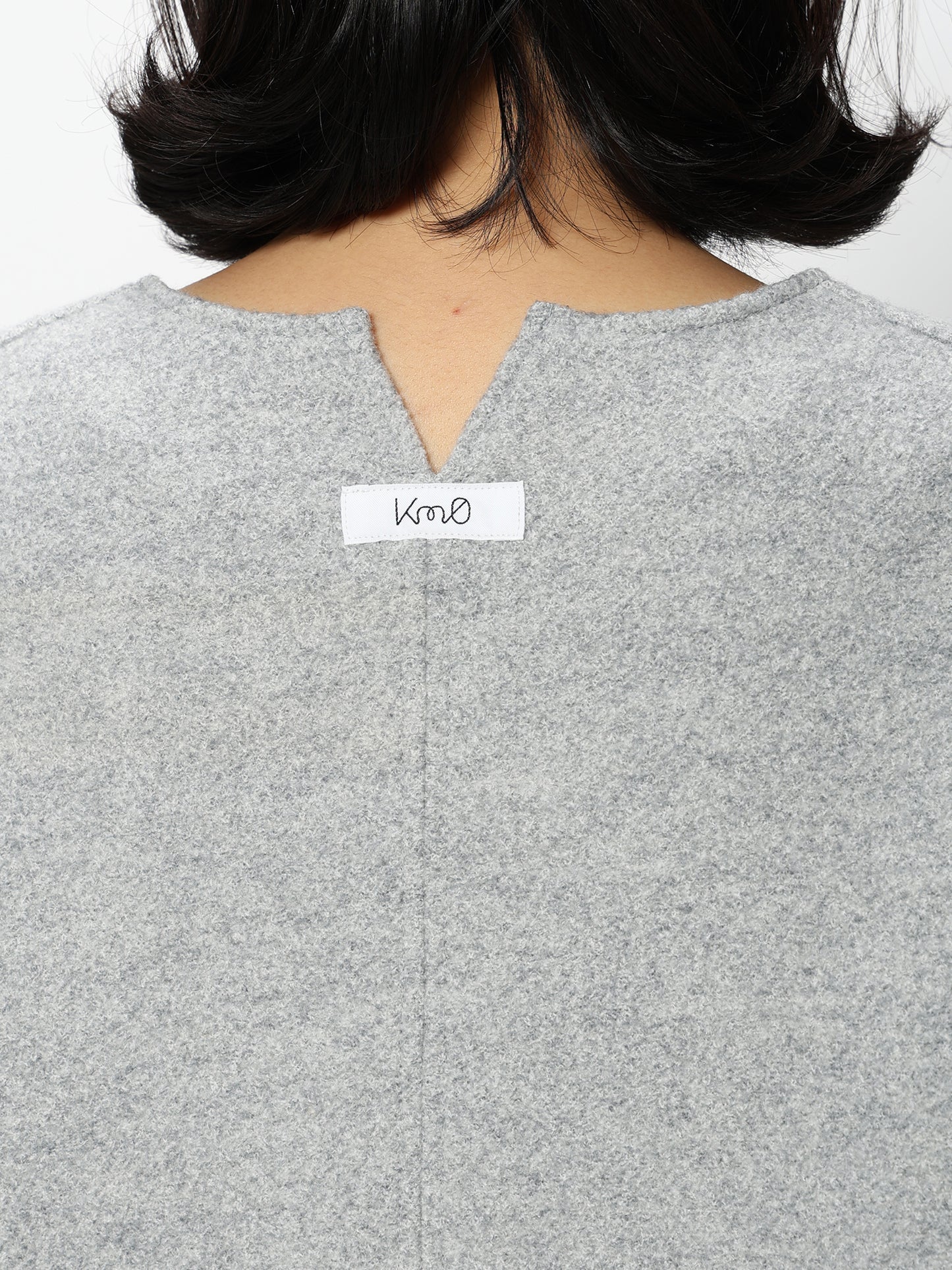 縮絨クループルオーバー