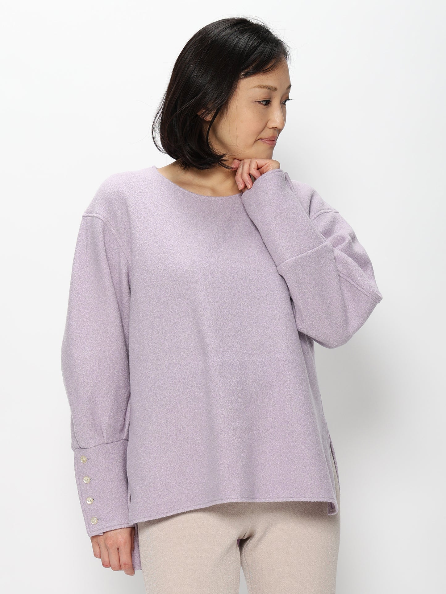 縮絨クループルオーバー